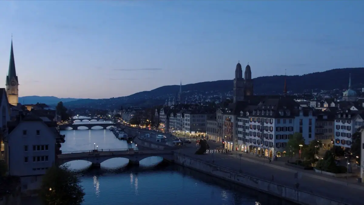 Stadtansicht von Zürich